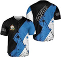 Custom Personalized Honduras Flag Baseball Jersey Shirt S-5XL