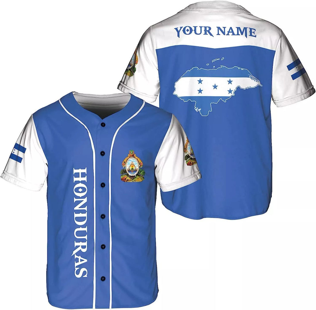 Custom Personalized Honduras Baseball Camisa Hombres Baseball Jersey S-5XL
