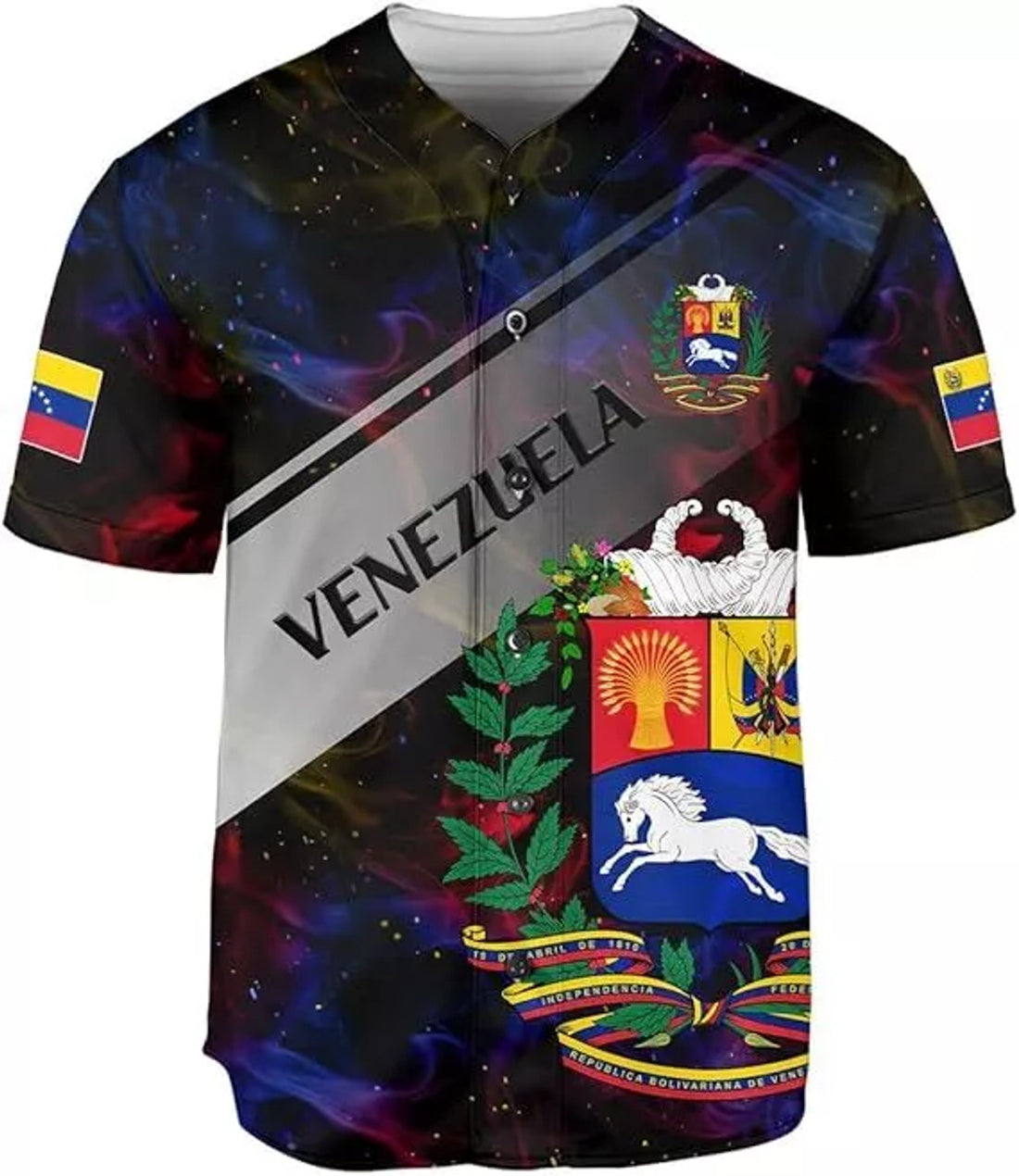 Custom Venezuela Baseball Jersey Camisa De Venezuela Baseball Jersey S-5XL