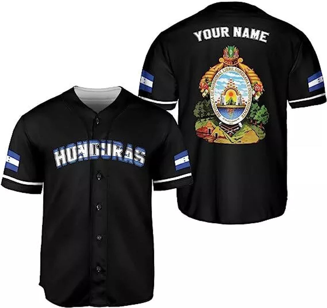 Custom Honduras Baseball Jersey Camisa Hombres Baseball Jersey S-5XL