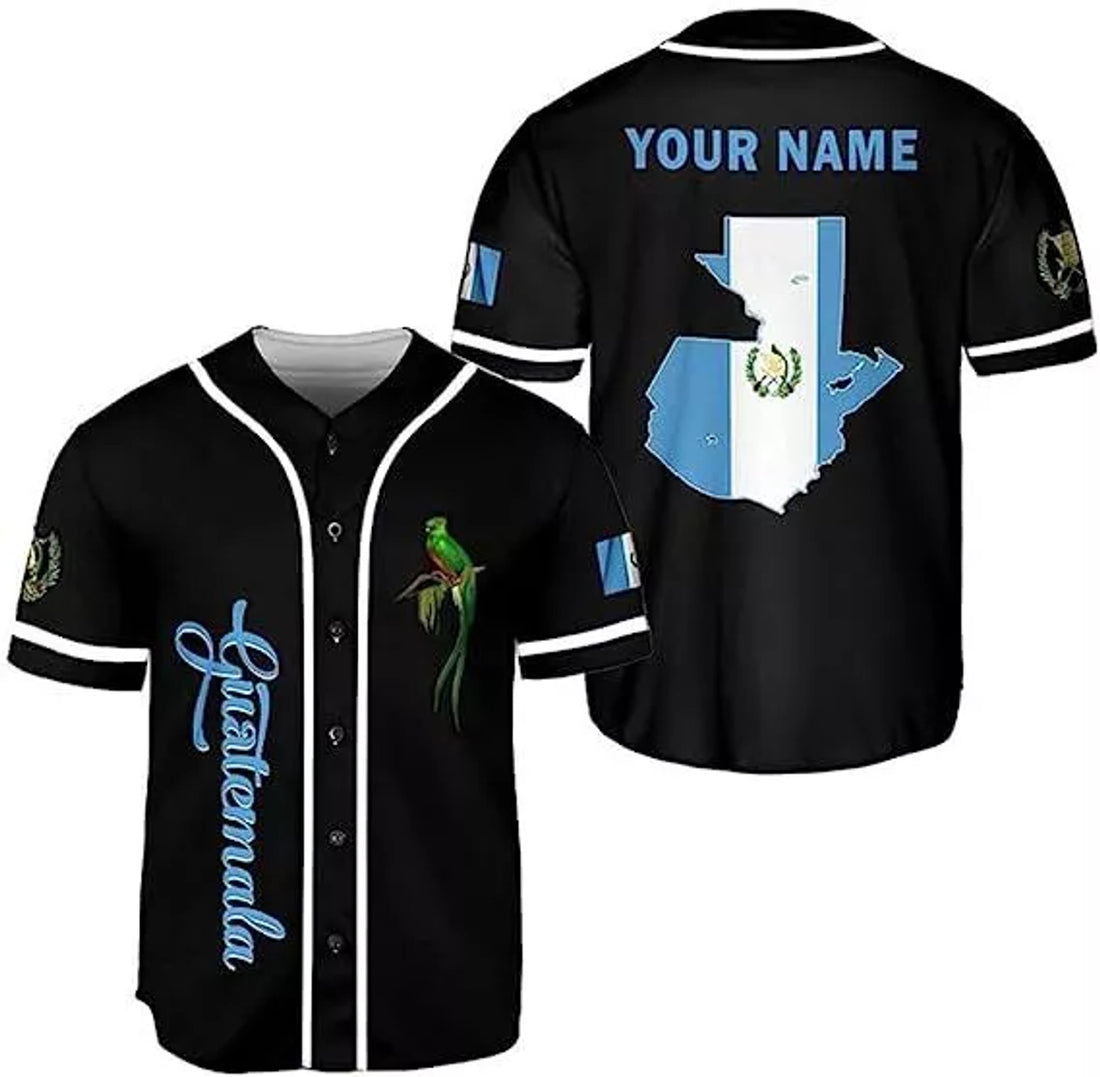 Custom Guatemala Baseball Jersey S-5XL