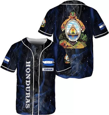 Custom Honduras Baseball Jersey Shirt Honduras Baseball Jersey S-5XL