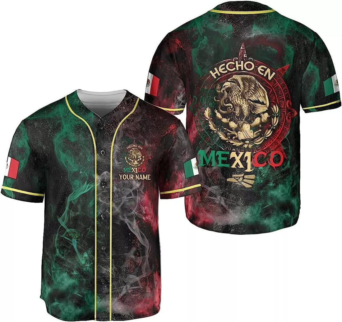 Custom Mexico Baseball Jersey Mexican Baseball Shirt Baseball Jersey S-5XL