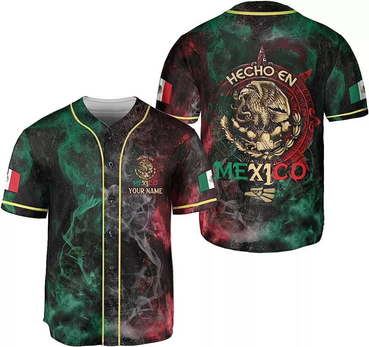 Custom Mexico Baseball Jersey Mexican Baseball Shirt Baseball Jersey S-5XL
