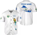 Custom El Salvador Baseball Jersey Flag Salvadorans Pride Baseball Jersey S-5XL