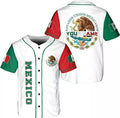 Custom Mexico Baseball Shirt Aztec Design Baseball Jersey S-5XL