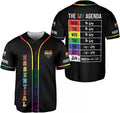 LGBT Pride Rainbow Baseball Jersey S-5XL