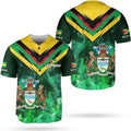 Custom Guyana Shirt Pride Baseball Jersey Guyanese Flag Baseball Jersey S-5XL