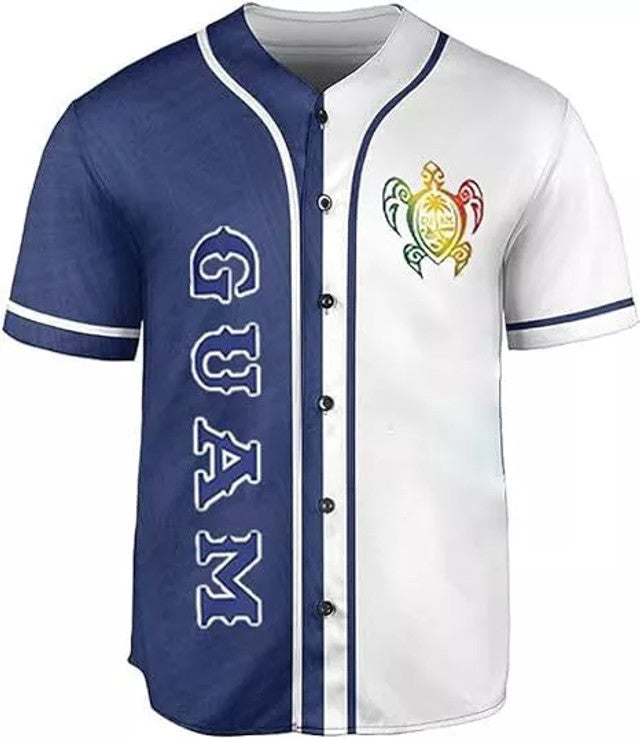 Custom Guam Baseball Jersey Islander Pride Baseball Jersey S-5XL