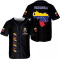 Custom Venezuela Baseball Jersey Proud Venezuelan Flag Baseball Jersey S-5XL
