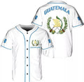 Custom Guatemala Baseball Jersey Guatemalan Pride Baseball Jersey S-5XL