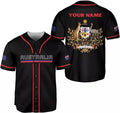 Personalized Australia Baseball Jersey Shirt Kangaroo Baseball Jersey S-5XL