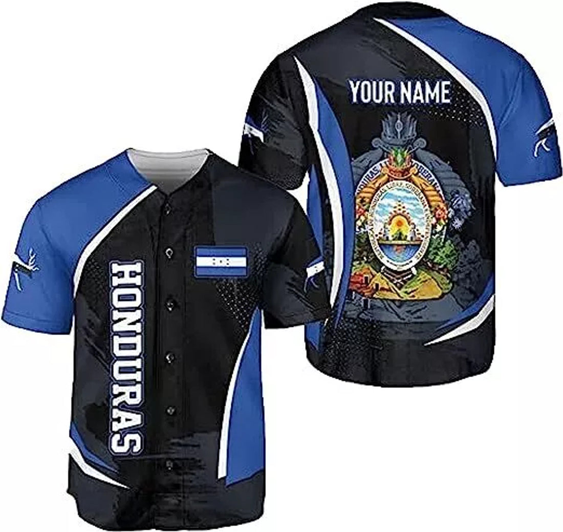 Custom Honduras Baseball Jersey Shirt Jersey Baseball Jersey S-5XL