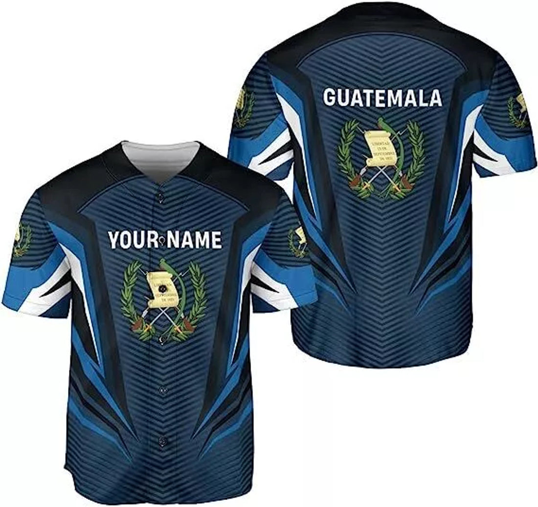 Custom Guatemala Baseball Jersey for Men Women Baseball Jersey S-5XL