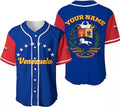 Custom Personalized Venezuela Baseball Jersey Shirt Baseball Jersey S-5XL
