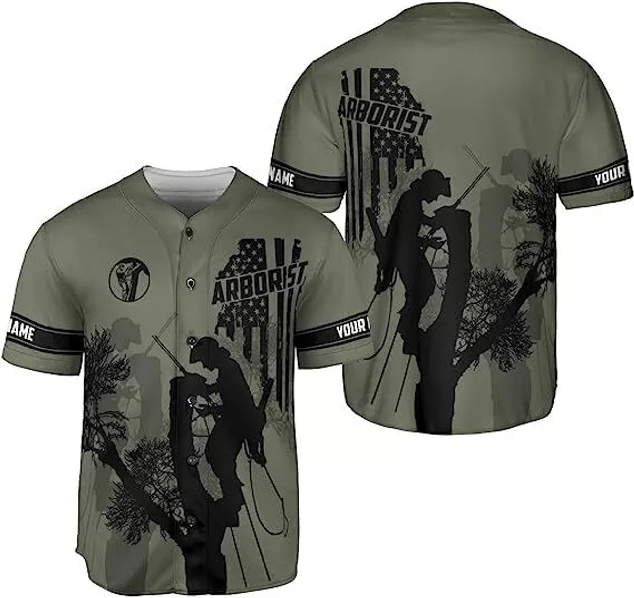 Custom Arborist Baseball Jersey Shirt Baseball Jersey S-5XL