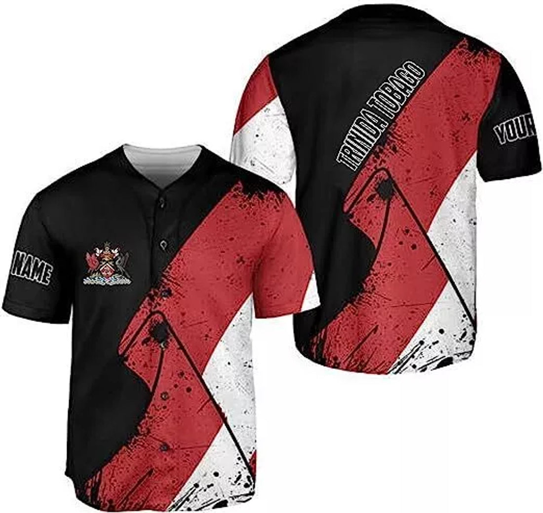 Custom Name Trinidad and Tobago Baseball Jersey S-5XL