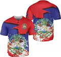 Custom Belize Baseball Jersey Shirt Belizean Flag Pride Baseball Jersey S-5XL