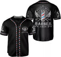 Custom Personalized Barber Shop Baseball Jersey Name Baseball Jersey S-5XL