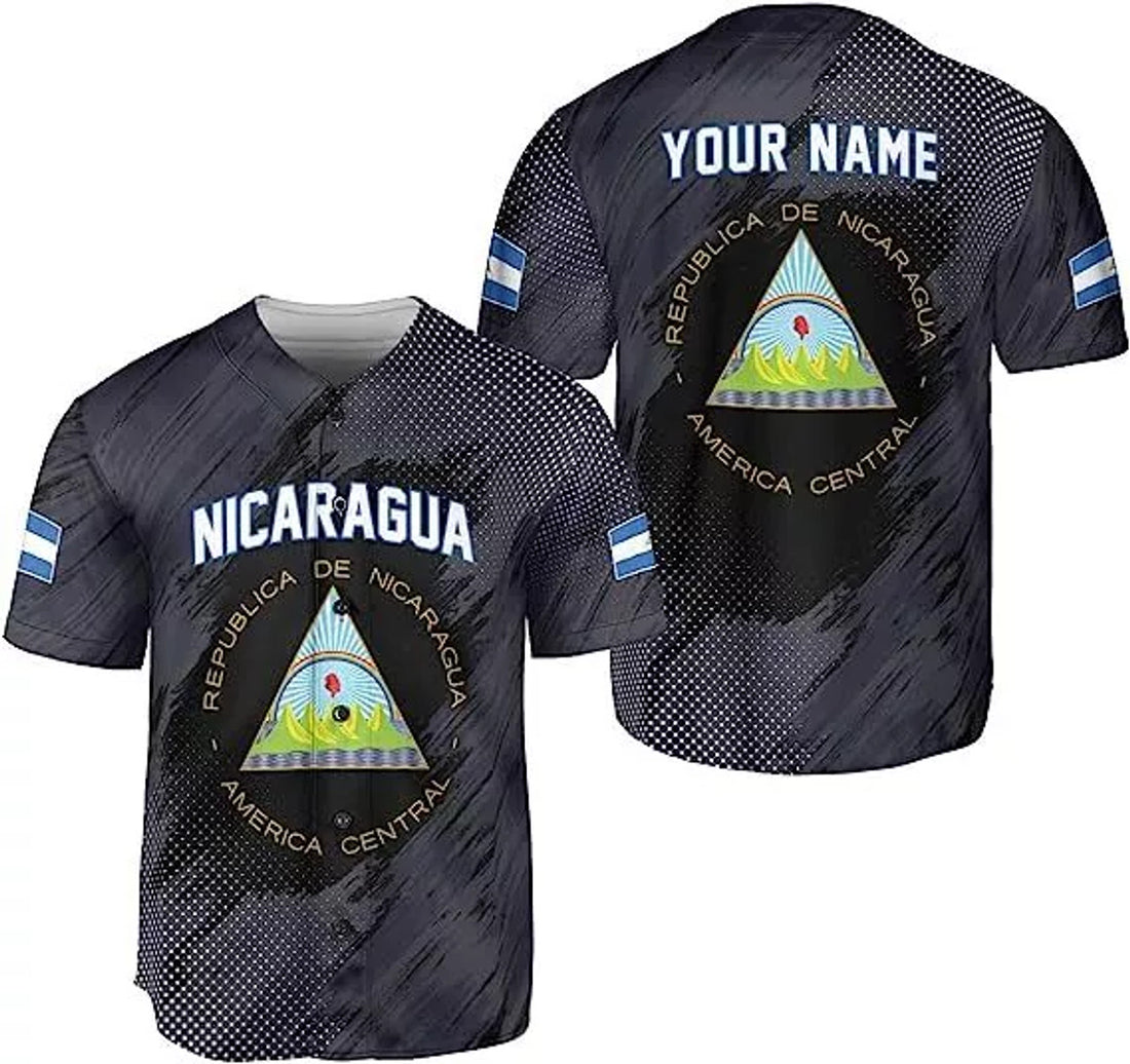 Custom Personalized Nicaragua Baseball Jersey Nicaraguan Baseball Jersey S-5XL