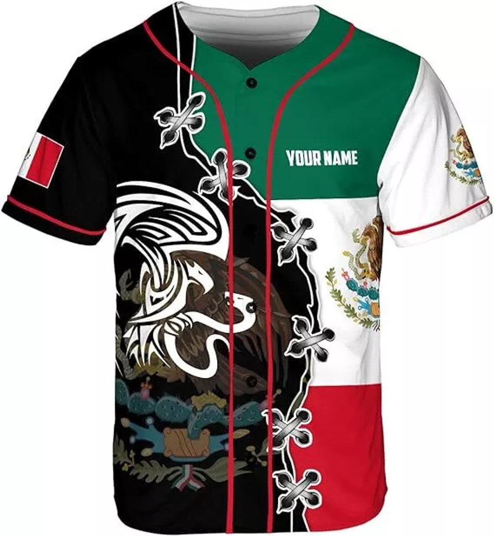 Custom Mexico Baseball Jersey Soccer Shirt Baseball Jersey S-5XL