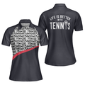 Tennis Life Shirt For Womens Short Sleeve Women Polo Shirt S-5XL