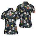 Tropical Floral Tennis Shirt For Women Short Sleev Women's Polo Shirts S-5XL